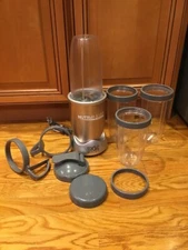 Nutribullet Bullet 900 Series Watt Motor Base NB-201 W/Extras Cups Blade Working
