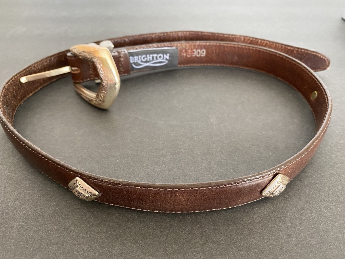 BRIGHTON WOMEN’S BROWN LEATHER BELT WIDTH 1”.SIZE SMALL Brighton Size M Brown Belts for Women for sale | eBay main image 2