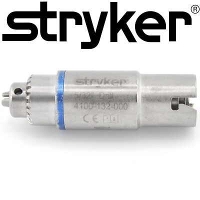 Stryker 4100-132-000 5/32'' Jacobs Chuck Drill Attachment  Orthopedic 3''