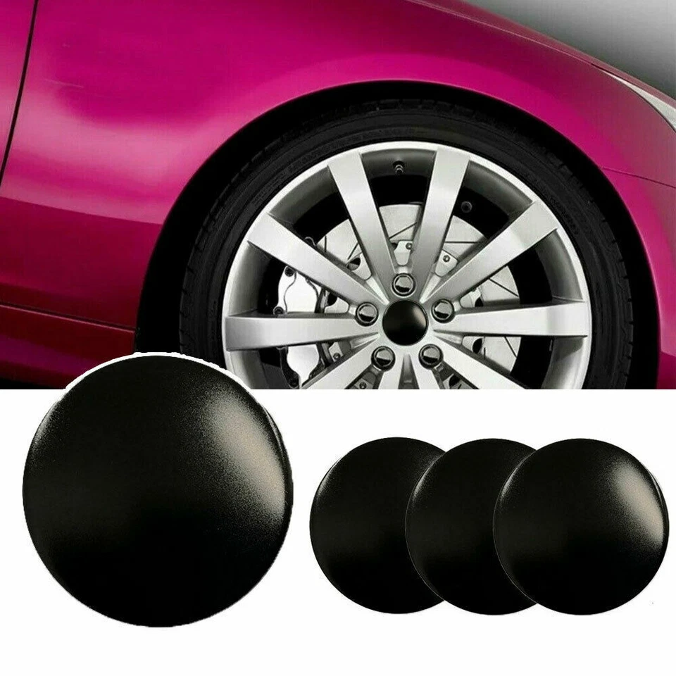 4pcs 57mm Wheel Hubs Center Hub Cap Sticker Universal Wheel Rim Hub Cover Blank - Image 3 of 4