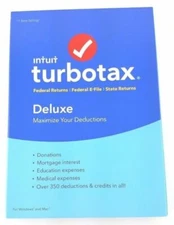 ⚡️Turbotax 2016 Deluxe Federal and State 🆕