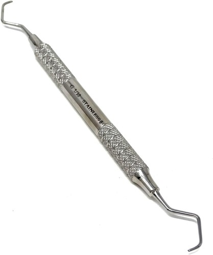 Dental Gracey Curettes 1/2 to 13/14 Periodontal Hollow Handle Steel Instruments - Picture 10 of 24