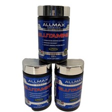Lot Of 3 Allmax Essentials Gutamine 100g 3.53...
