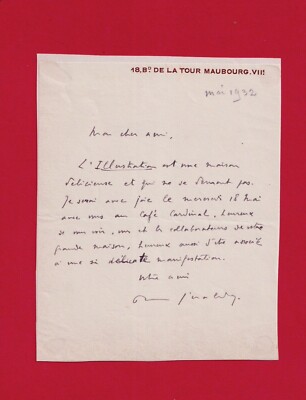 BM38#/D-L.A.S-PAUL GÉRALDY-WRITER-POET-PLAYWRIGHT-[RENÉ BASCHET]-1932