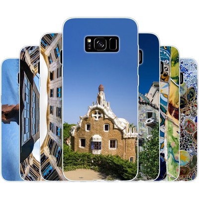 dessana Barcelona Architektur Schutz Hülle Case Handy passend für Samsung