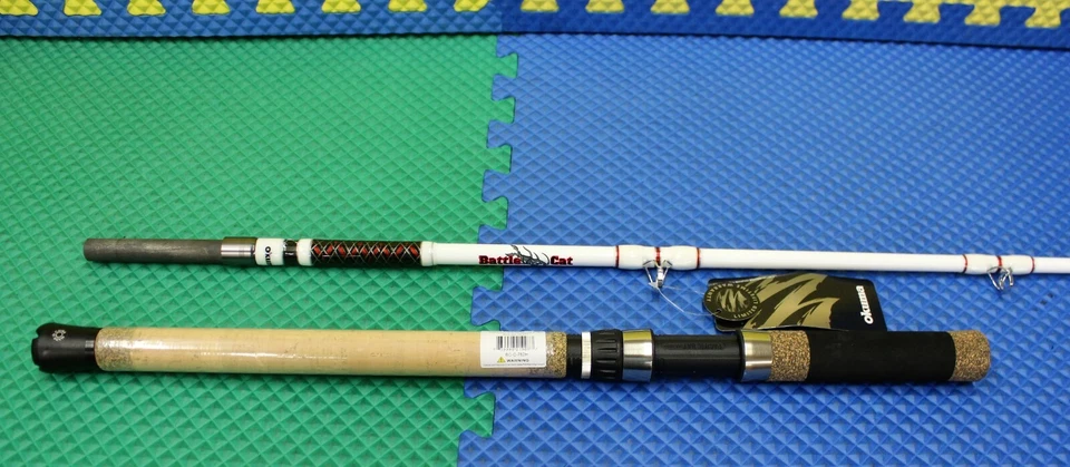 Okuma Battle Cat Cat Fish Casting Rod 7' 6" 2 piezas pesado BC-C-762H Foto 2 de 4