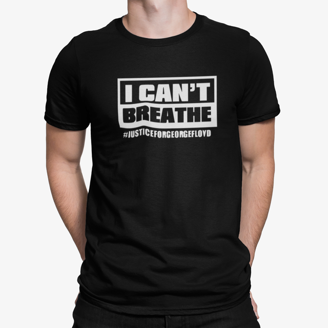 I Can't Breathe #Justice for George Floyd Unisex T-Shirt ...