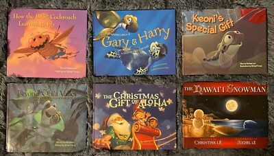 Lisa Matsumoto BOOKS Christmas Aloha B-52 Cockroach Ohia Valley Gary Harry LOT
