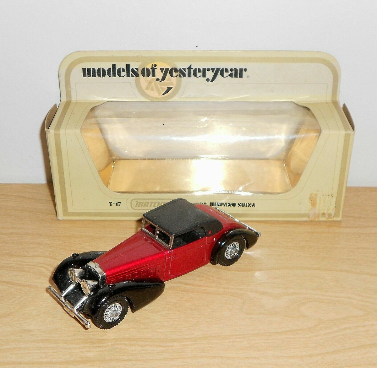 Matchbox MODELS OF YESTERYEAR Y17-1.1 1938 HISPANO SUIZA | eBay