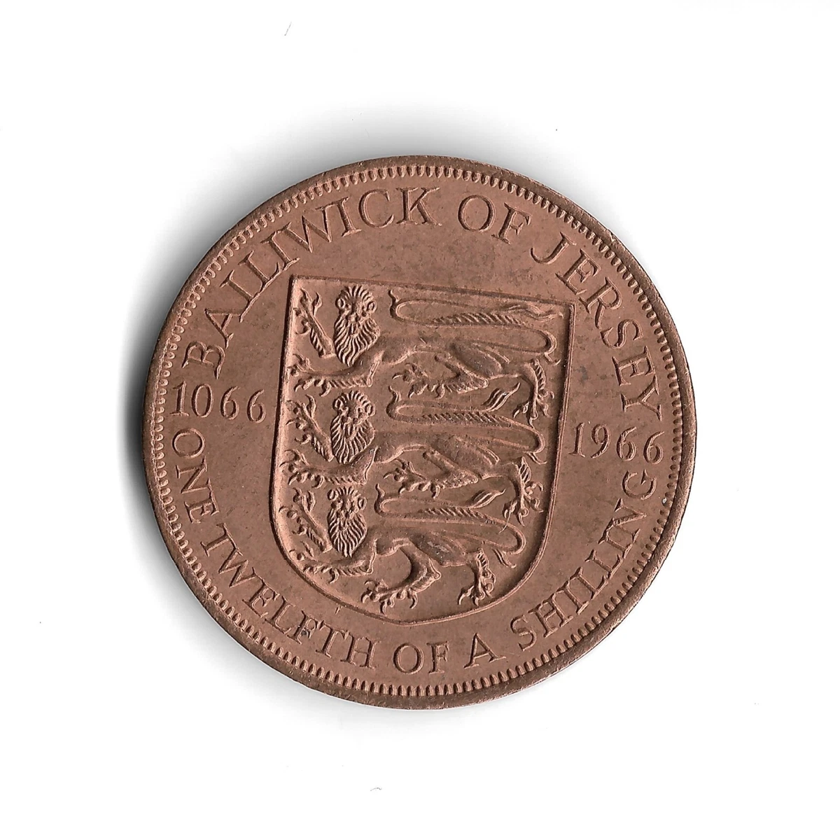 Bailiwick of top jersey coin