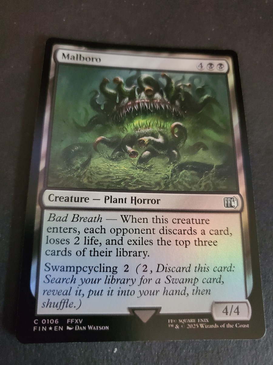 NM Foil Malboro, MTG, Final Fantasy, Magic the Gathering, 106 | eBay