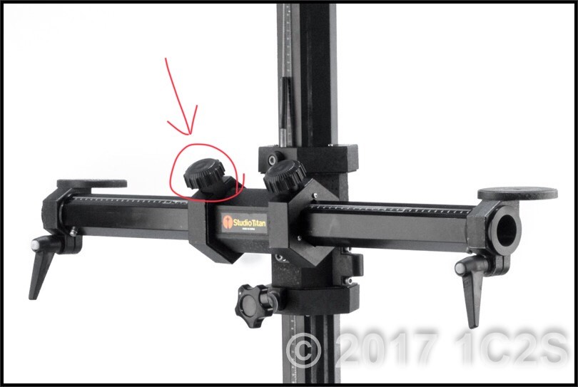 Studio Titan Camera Stand Cross Arm Crossarm Knob [Original] UK