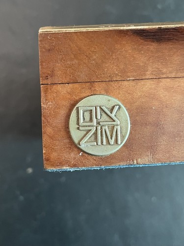Israel ZIM C.S. ZIM HAIFA Handelsmarine Frachtschiff 1972 Holz Präsentationsbox - Bild 2 von 8