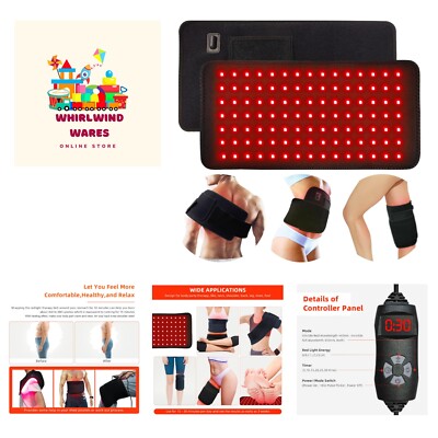 Red Light Therapy Infrared Light Therapy Pad for Body Pain NIR Deep ...