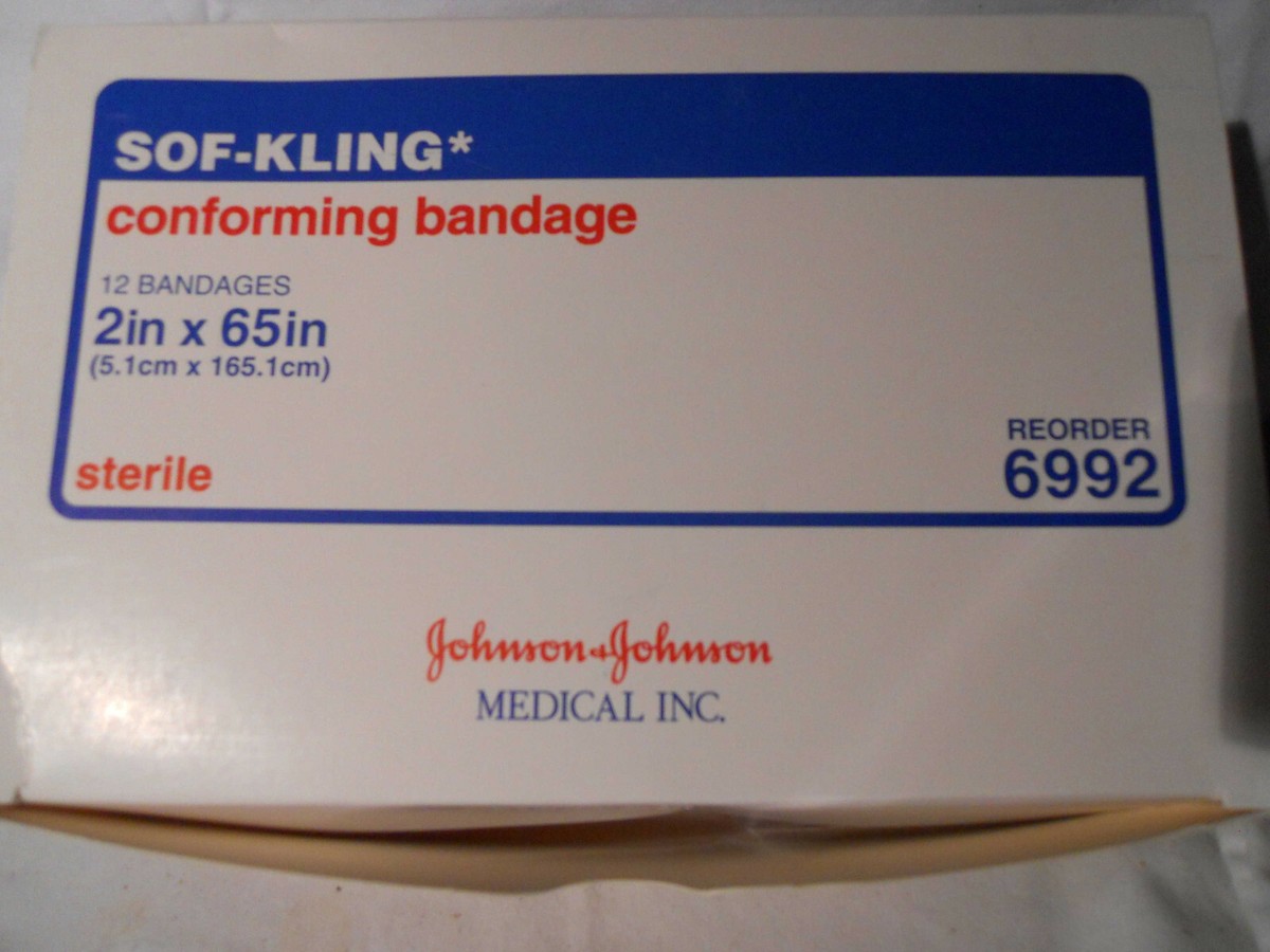 Johnson & Johnson Sof-Kling 12 STERILE CONFORMING BANDAGE 2" X 65" BOX OF 12 | eBay Johnson & Johnson Sof-Kling 12 STERILE CONFORMING BANDAGE 2" X 65" BOX OF 12 | eBay