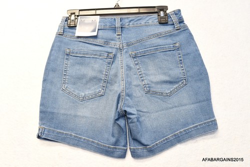 Charter Club Women's Petite Size 2P Light Blue Wash Stretch Denim Shorts NwT - Picture 2 of 8