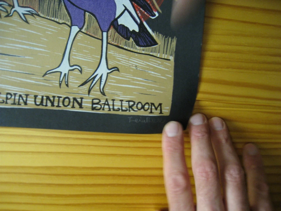 The Shins Poster Silk Screen Signed and Numbered Leia Belle May 2005 - Image 2 of 3