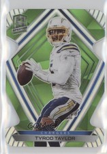 2020 Panini Spectra Neon Green Prizm Die-Cut 21/30 Tyrod Taylor #116 03jn