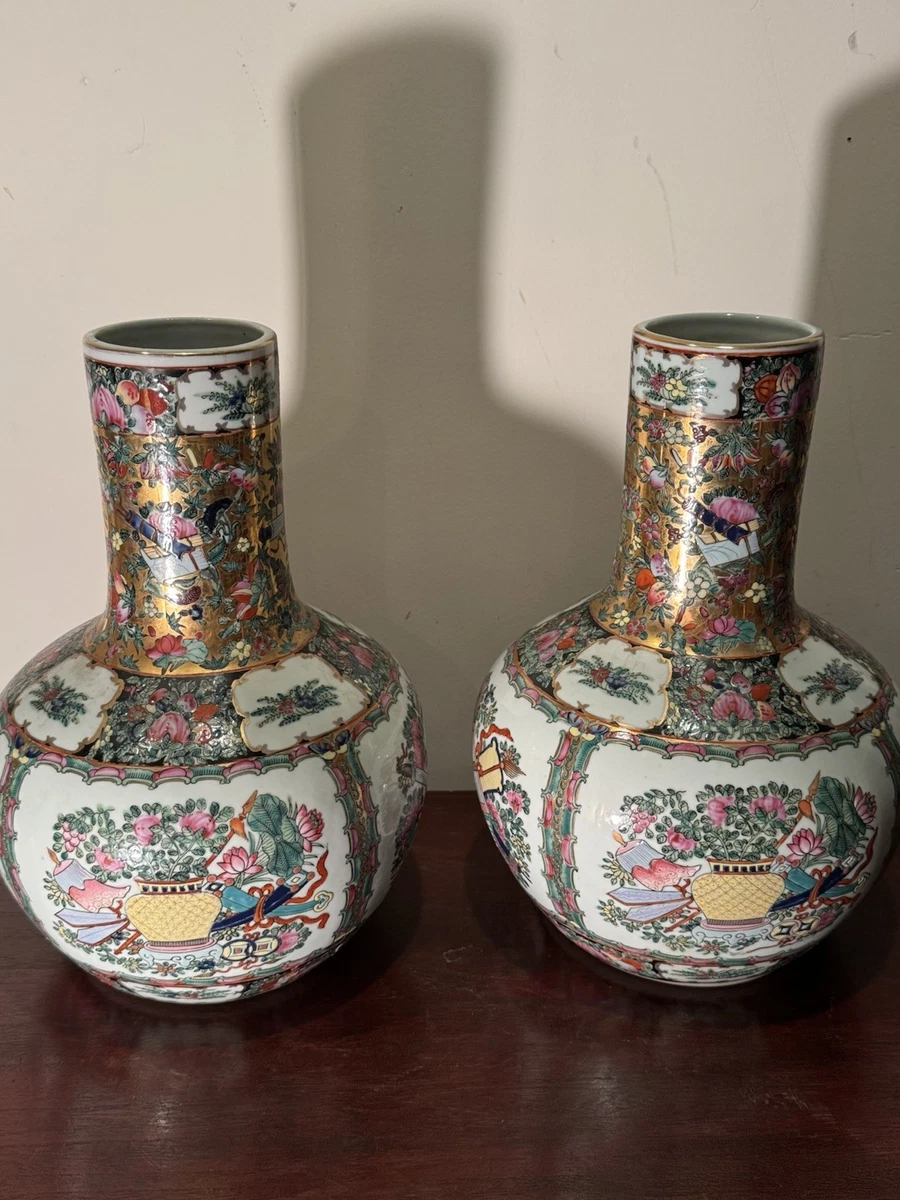 陶瓷中国花瓶1850-1899 | eBay