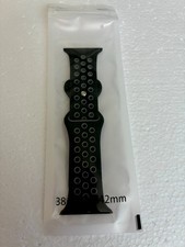 Silicone Band for Apple Watch 38mm 40mm 41mm 42mm 44mm 45mm Sport Black/gray