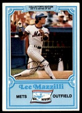 1981 Drake's #33 Lee Mazzilli Mets