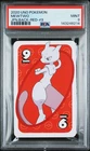 2020 UNO POKEMON JAPANESE BACK-RED-#9 MEWTWO PSA 9