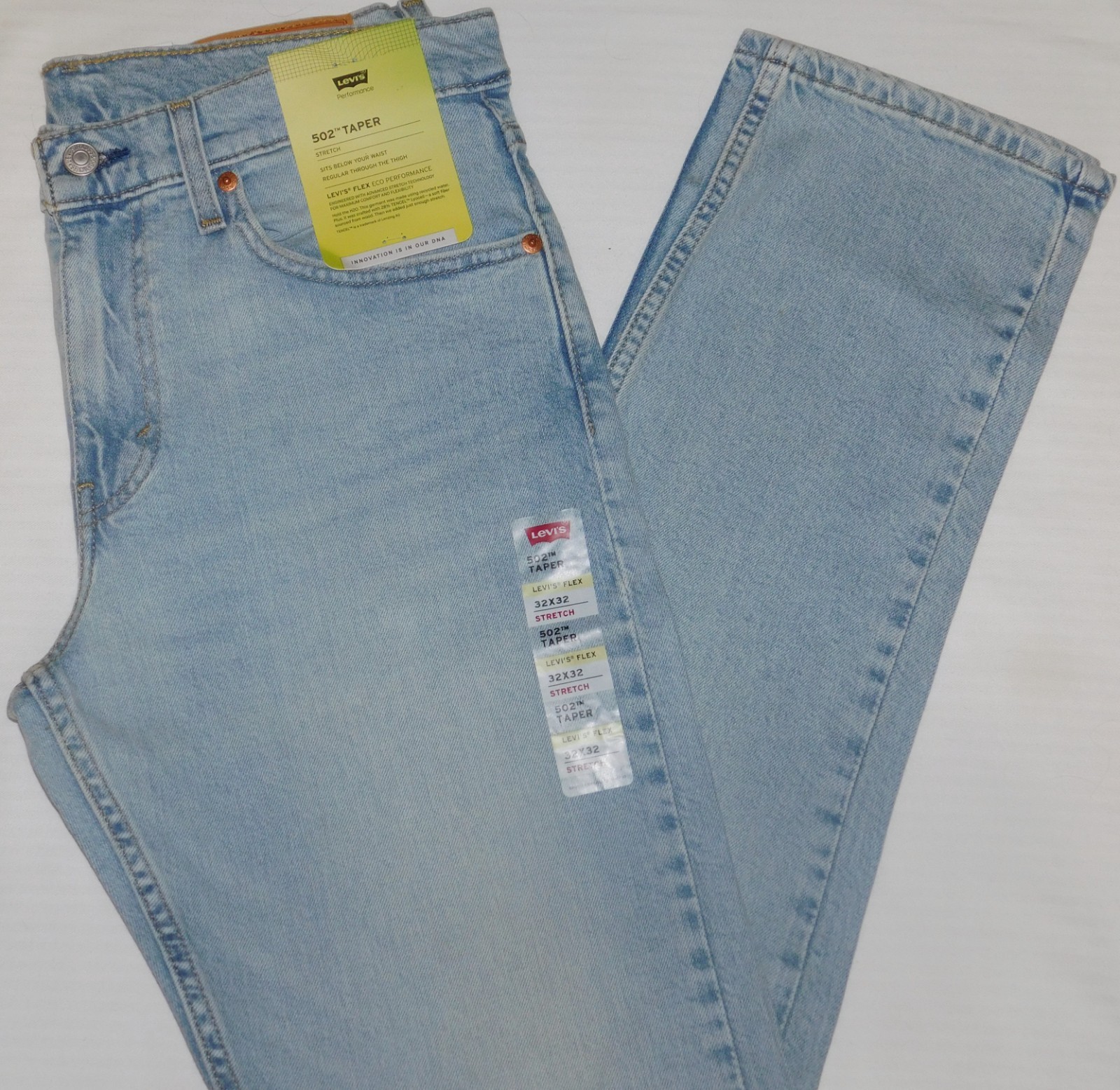 Stretch Flex Eco Midrise Regular Through Thigh $75 Lt Blue