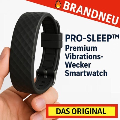 PRO-SLEEP  Premium Vibrations-Wecker Smartwatch Armbanduhr Schrittzähler Fitness