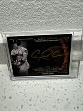 2017 Topps Museum Collection Carlos Correa Premium Prints Gold Ink Auto /25