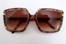 Iconic 70's  Ted Lapidus Paris ~ Tiger Animal Print ~ TL1510 Sunglasses