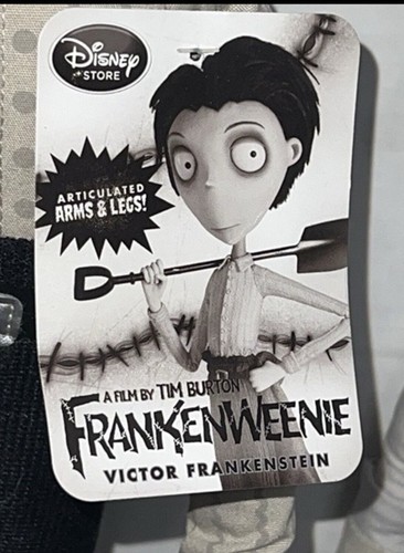 DISNEY PLUSH SET Frankenweenie Victor Frankenstein ELSA Van Edgar NWT NEW - Picture 10 of 12