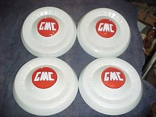 Gmc Truck 55-59 Set Dog Dish Bowl 9.5 Hubcaps Driver Quality Slum Caps