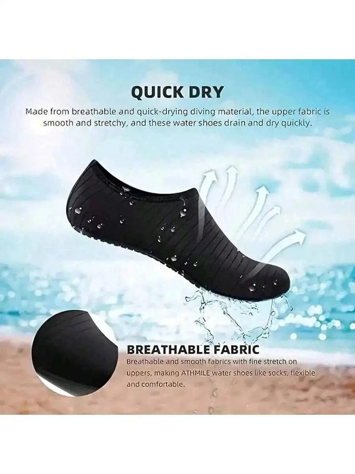 Herren Damen Wasserschuhe Aquaschuhe Schwimmschuhe Badeschuhes Tauchen Socken DE - Bild 3 von 4