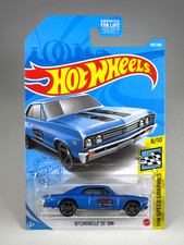 Hot Wheels '67 Chevelle SS 396 8/10 Blue