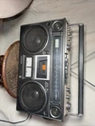 Vintage Sanyo M-9994 Boombox  Detachable Speakers AM/FM Cassette Stereo