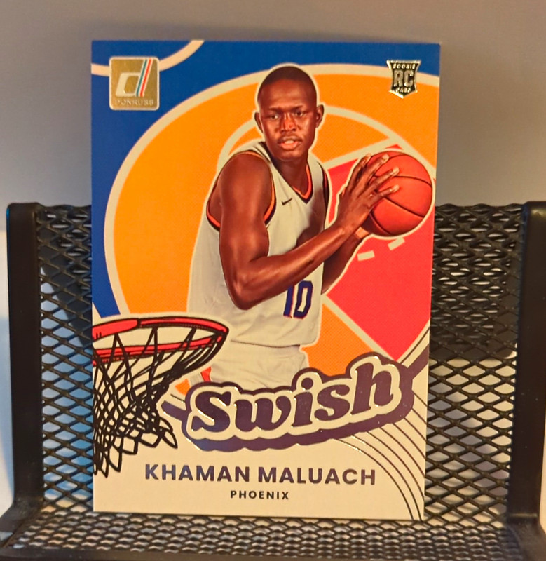 Panini 2025-26 Donruss Swish Khaman Maluach RC Phoenix Suns #1