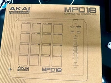 AKAI Professional MPD18 Compact USB MIDI Pad Controller (NO POWER CHORD)