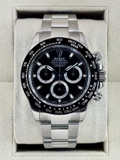 2023 Rolex Daytona 40mm 116500LN Stainless Steel Black Dial