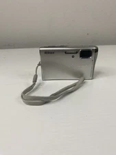Nikon COOLPIX S51c Digital Camera Silver W Battery Tested Working No Charger