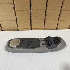 2000-2005 Ford Excursion Overhead Console Map Light Storage Gray Oem