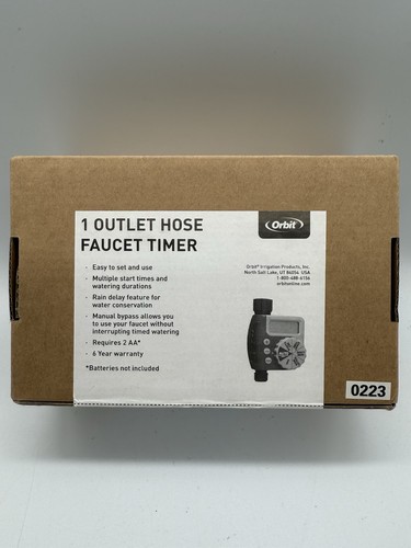 Orbit 62061Z 1-Outlet Programmable Digital Hose Watering Timer