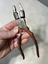 Vintage OXWALL  TOOL CO.  FORGED OCCUPIED GERMANY BRITISH ZONE Grip PLIERS