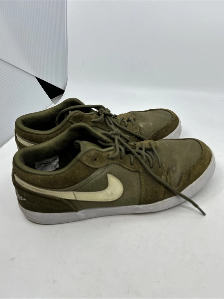 Nike Air Jordan 1 V.2 Para Hombres Talla 12 Negro Gris Parte Superior Baja Tenis Zapatos 552312-302 Foto 4 de 4