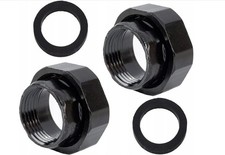 Pump Union Fitting Set 1 1/2 x 1 with Gaskets for Circulation Heating Pumps