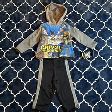 Toddler Boys Vintage Batman 2piece Outfit New With Tags