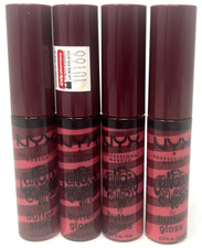 4 NYX Candy Swirl Butter Gloss 0.27 fl oz Each Sealed BLGS04 - Candy Apple