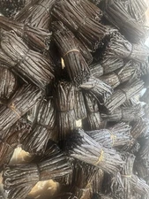 Organic FairTrade Madagascar Vanilla Beans Grade C/D - 1 kg (2.2 pounds)