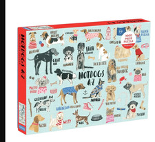 Image of Mudpuppy Hot Dogs A-Z Jigsaw Puzzle 1000 Pieces