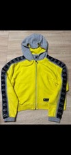 Champion Damen Vintage Sweatshirt Gelb Zip Ka...