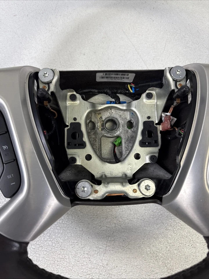 07-14 Escalade Denali Leather Heated Steering Wheel OEM Woodgrain & Cocoa Brown - Image 3 of 4